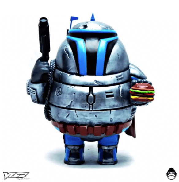 Famous Chunkies series 2 by Alex Solis x VTSS Toys Jango Fett Star wars