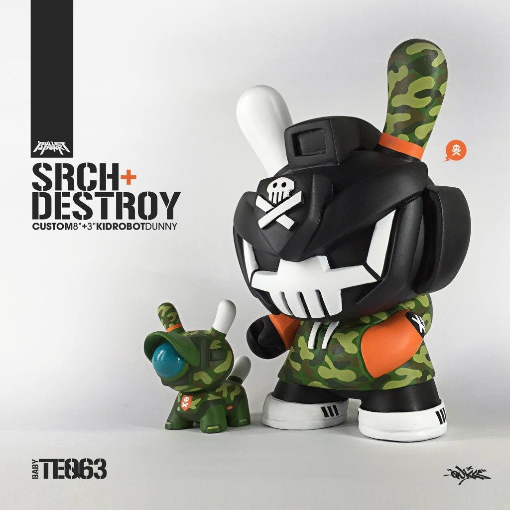 BabyTEQ SRCH Destroy By Quiccs Kidrobot Dunny DTA2