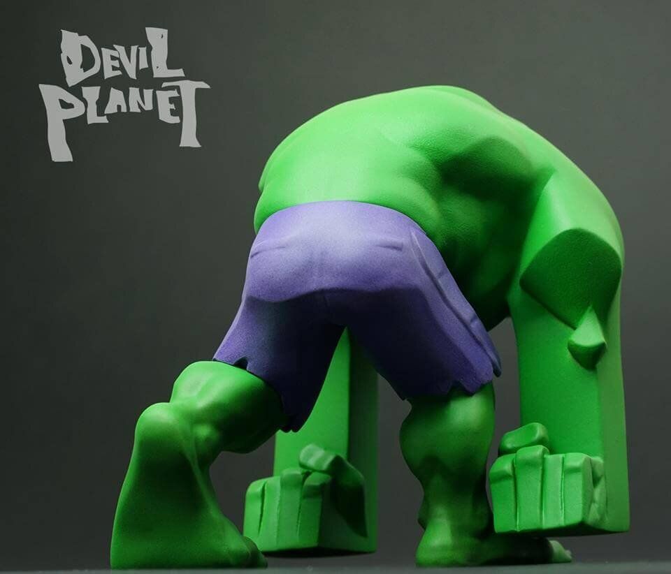 Devil Planet HULK by Kang Goon Minjung kang x TJ Cha green HULK