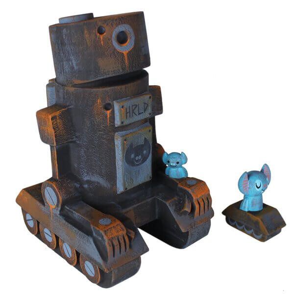 Flightless Harold and Bats By Amanda Visell x Ashley Wood 3A side