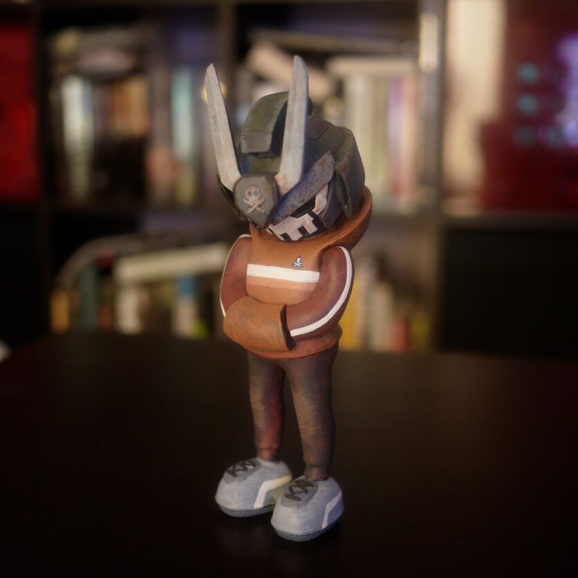 GRIM GTHUGZ Zero TEQ custom By Wetworks for Quiccs x Martian Toys ToyCon UK
