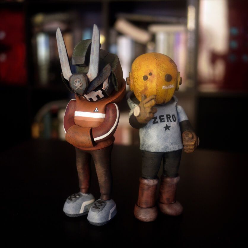 GTHUGZ Zero TEQ custom By Wetworks for Quiccs x Martian Toys ToyCon UK