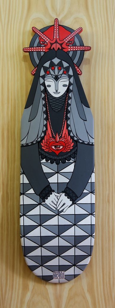 Inuit Goddess By Ghettoplastic Toys Sadgas SKATE DECK