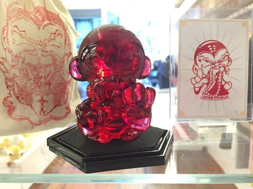 Ruby Red Pocket Master, a Kidrobot SF X Hyperactive Monkey exclusive