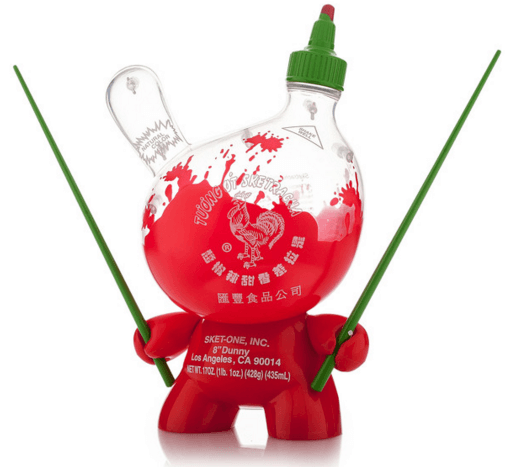 SKET ONE x Huy Fong Foods SKETRACHA KIDROBOT DUNNY 8 Inch AP RELEASE