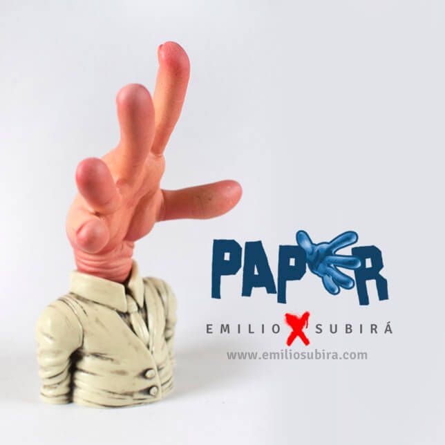 PAPER AD ROCK PAPER SCISSORS By Emilio Subira