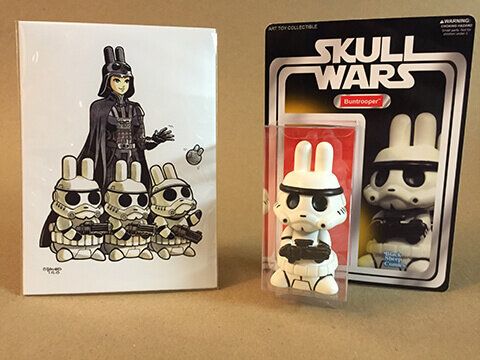 Skull Wars Buntrooper by ben sato x print