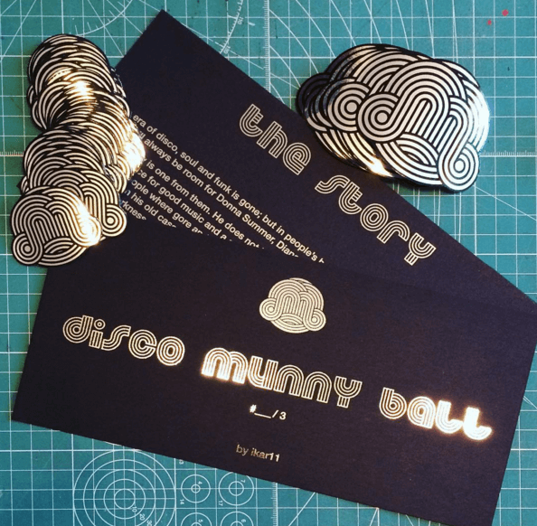 7 inch Disco Munny Ball by ikargram IKAR11 discomunnyball packaging