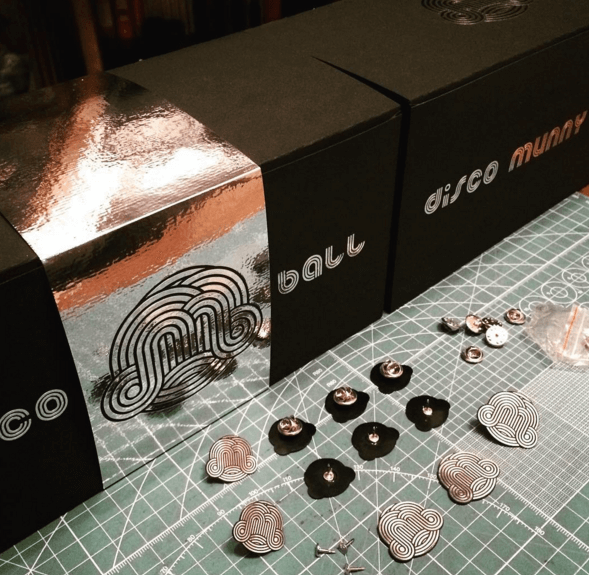 7 inch Disco Munny Ball by ikargram IKAR11 discomunnyball pins