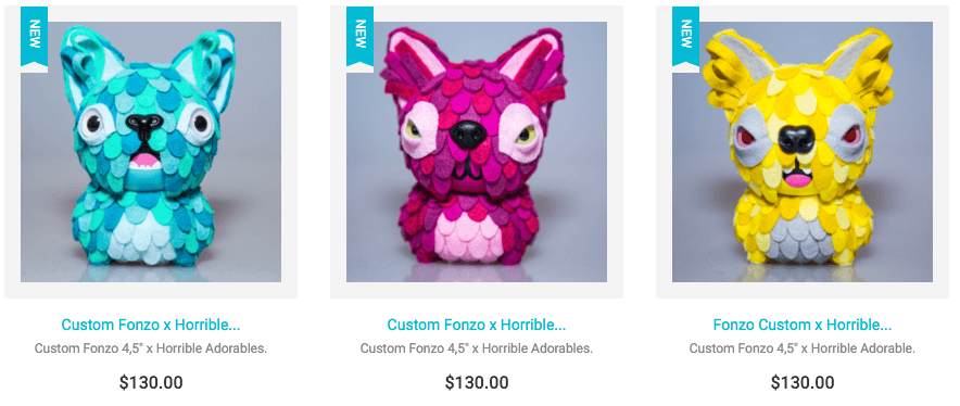 Horrible Adorables Custom FONZO world