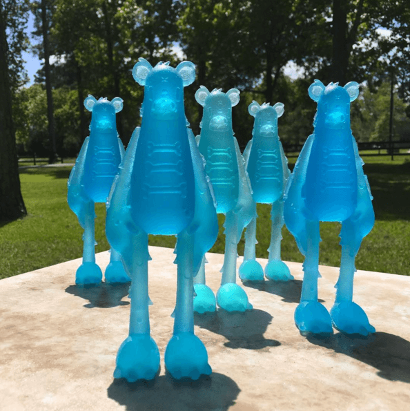 Nicky Davis -Dead Bear Limited 7inch Figure – Glacier Color Way outside