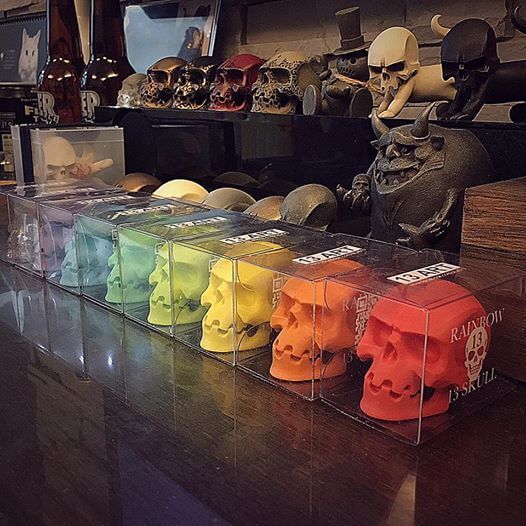 Rainbow Skulls By 13Art Skullman 3