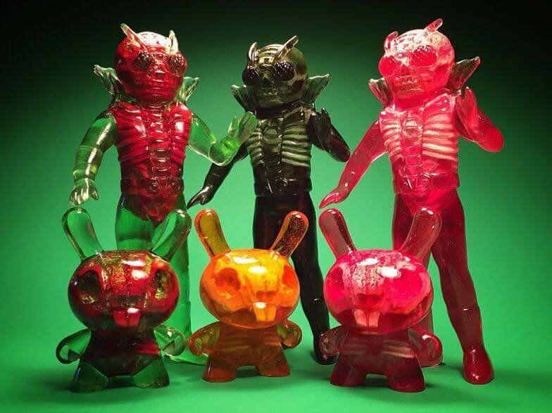 Scott Wilkowski at Woot Bear Gallery Karmen rider and Dunny