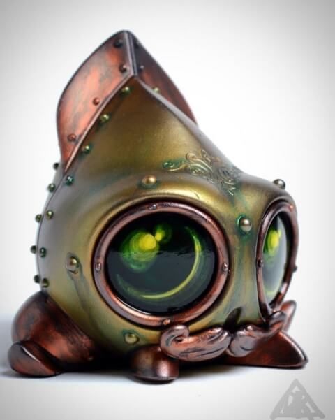 Doktor A ToyCon UK custom mechtorians Dunny Lego Copper Creeps