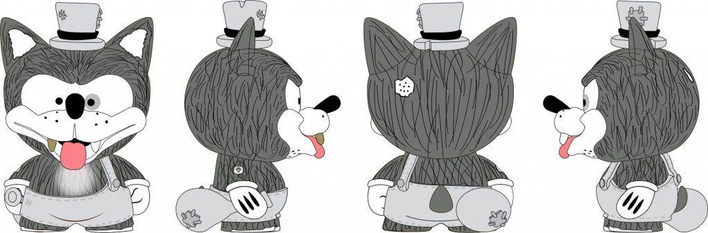 Willy the Wolf - Medium Figure Shiffa x Kidrobot vinyl Trikky
