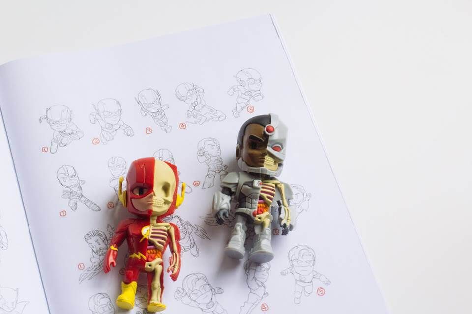 XXRAY DC Comics JUSTICE LEAGUE Wave 2 By Jason Freeny x Mighty Jaxx FLASH