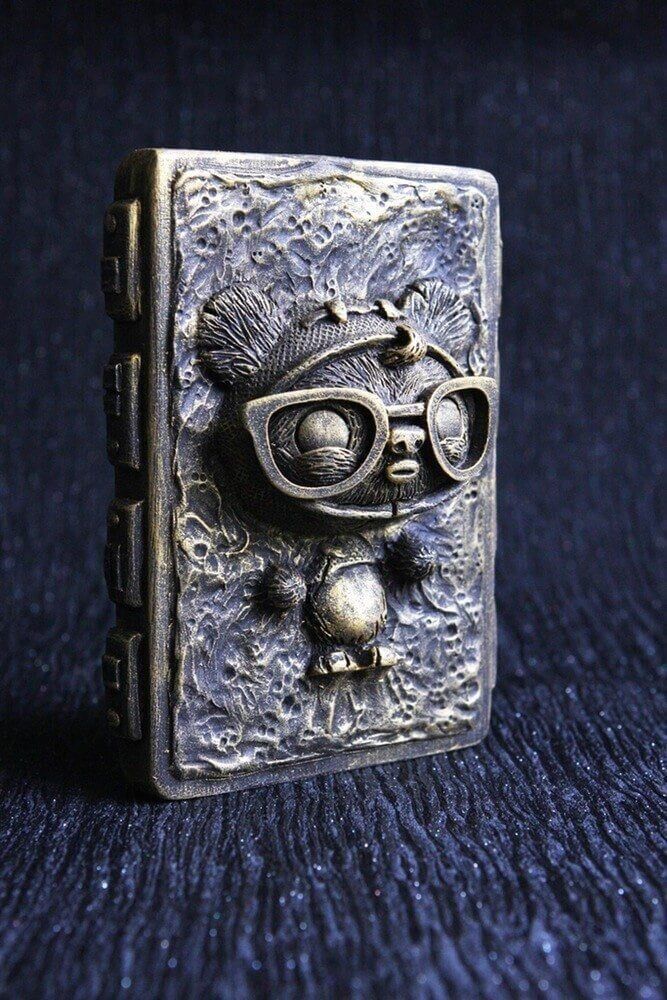 Black and Gold Geekwok In Carbonite By UME Toys x Pobber EXCLUSIVE side