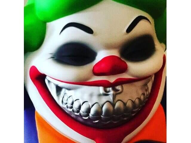 MC Joker Grin By Ron English X Madebymonsters X JPS head