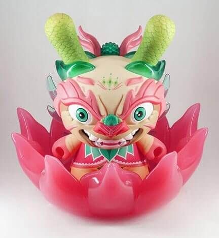 Scott tolleson x kidrobot Imperial Lotus Dragon Dunny Artist Proofs front