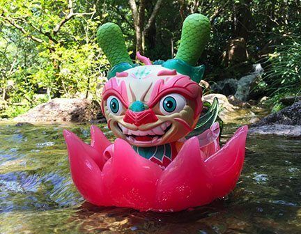 Scott tolleson x kidrobot Imperial Lotus Dragon Dunny Artist Proofs photo
