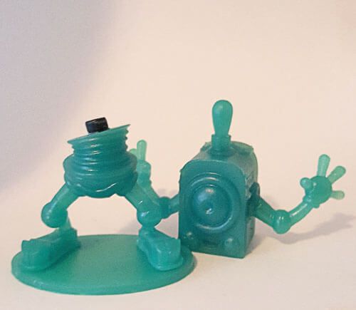 Towels - Green brobots detached
