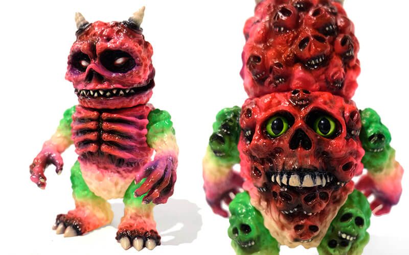 Deadhead X by Mutant Vinyl Hardcore One-off custom Sofubi Vinyl $TBA (AUD)