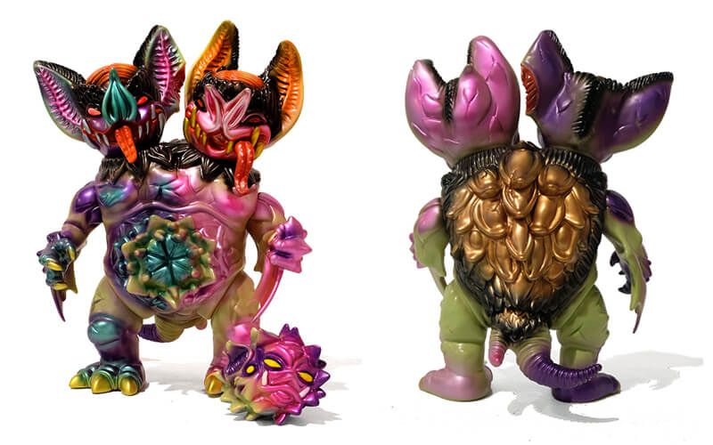 Dualbat by Paul Kaiju One-off Custom Sofubi $860 (AUD)