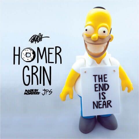 Homer Grin By Ron English x Made By Monsters x JPS