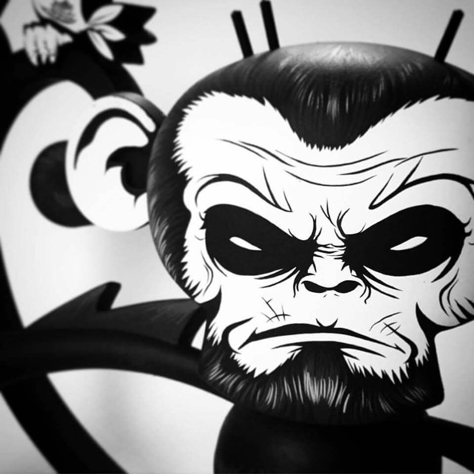 JPK's custom Joe Ledbetter Monkey freaking AWSOME!