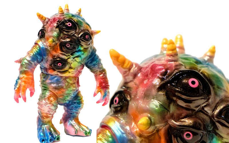 Kaiju Eyezon by Mark Nagata - Max Toy Co One-off custom sofubi vinyl $415 (AUD)