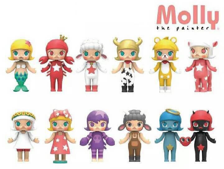 Kennyswork Molly Zodiac Series By Kenny Wong x POP MART
