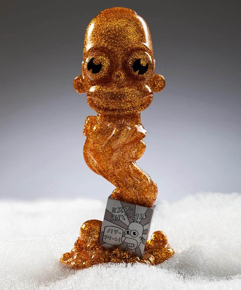 Kidrobot Exclusive Mr Sparkle Gold Colorway Kidrobot