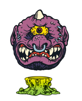 Madballs Medium Vinyl – Horn Head x Kidrobot 1