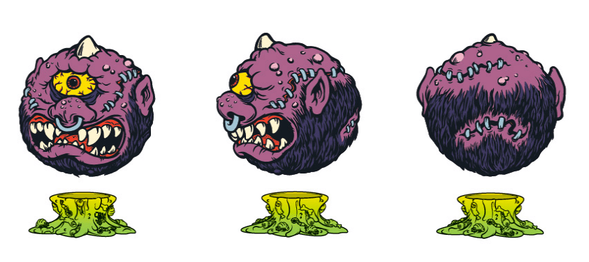 Madballs Medium Vinyl – Horn Head x Kidrobot