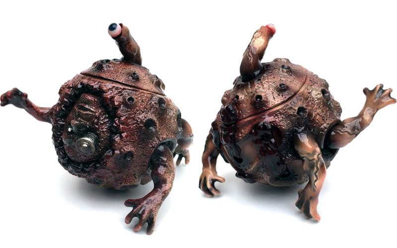 Norris Oozecrab by Tru-tek One off custom / Hand Painted soft vinyl $325 (AUD)