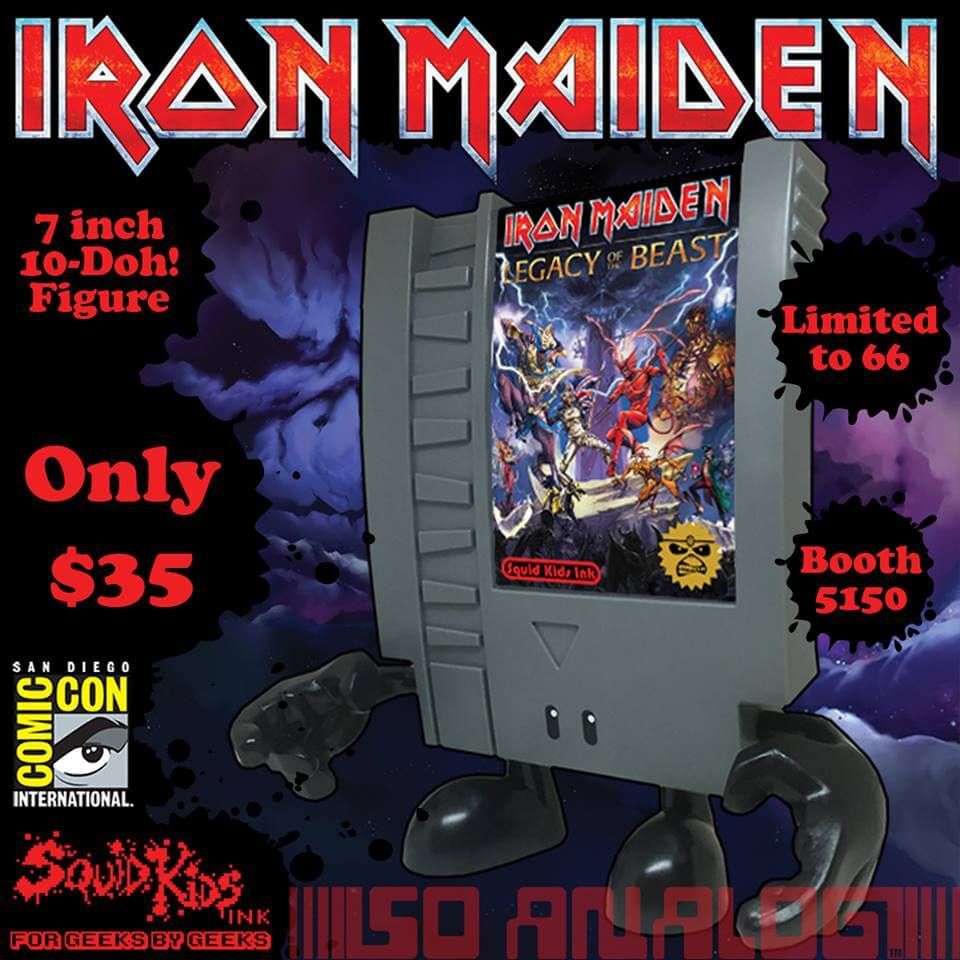 Squid Kids Ink SDCC 2016 exclusive iron maiden