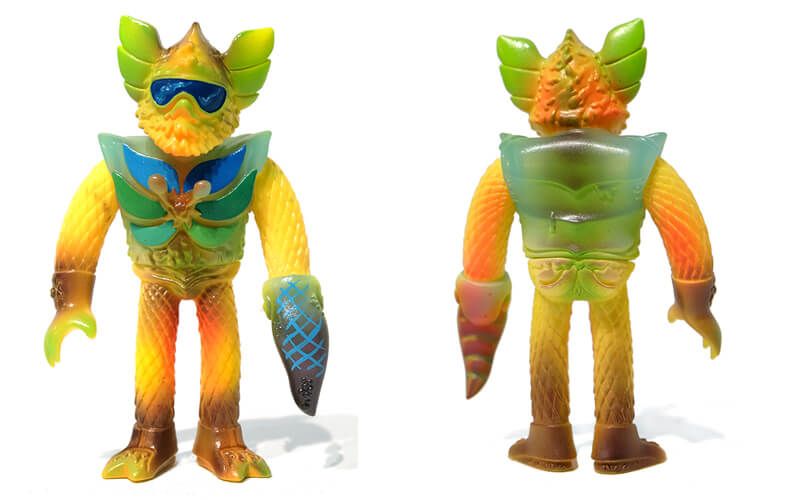 Suns of Brodarr - Lonny by Bwana Spoons One-off custom sofubi vinyl $155 (AUD)