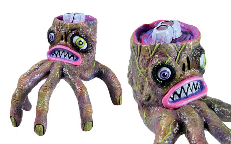 The Helping Hand by Seymour (Peter Kelk) One-off Hand Sculpted resin / hand painted acrylic / Stands roughly 12cm $250 (AUD)