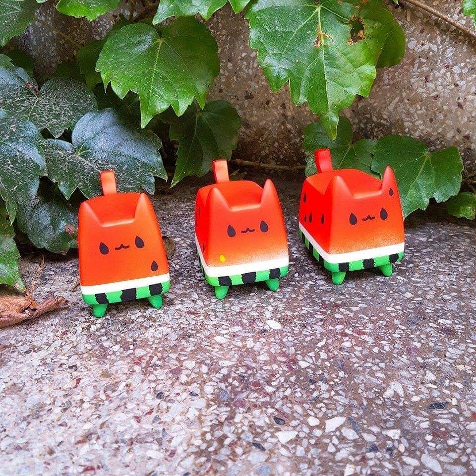 WatermelonCat By Rato Kim breadcat toy