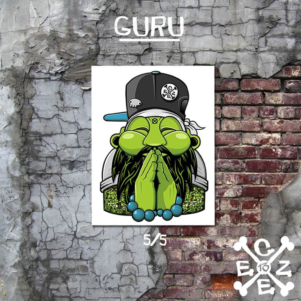 ACID GURU A4 PRINT CZEE13
