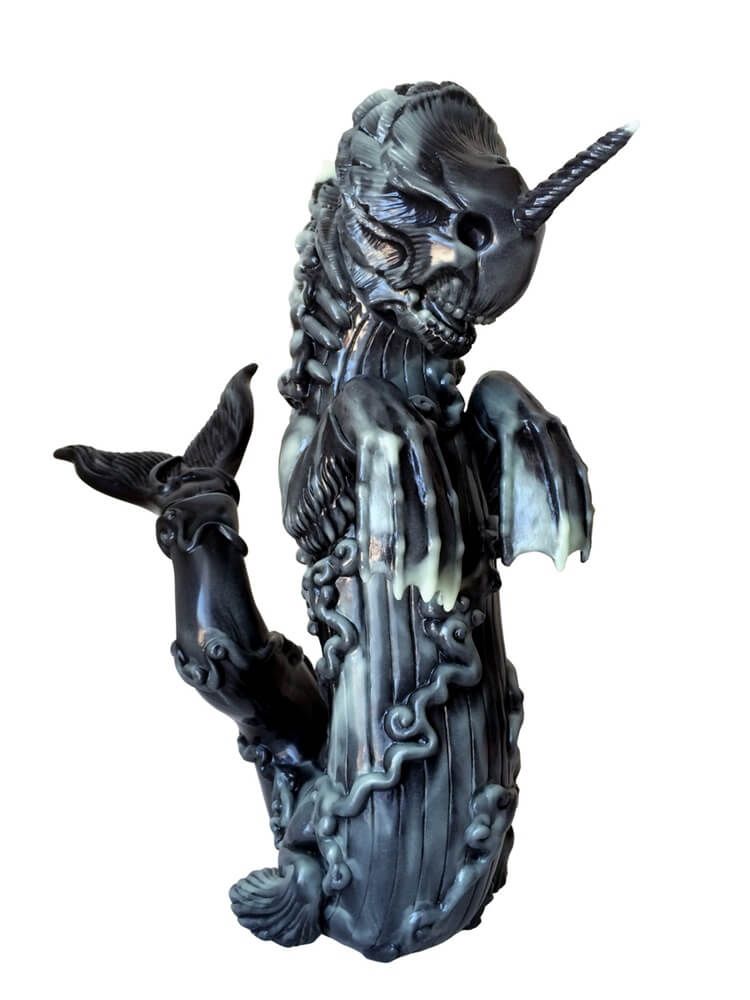 Bake-Kujira- ECTOPLASM x TOY ARt Gallery By Candie Bolton Sofubi Kaiju front