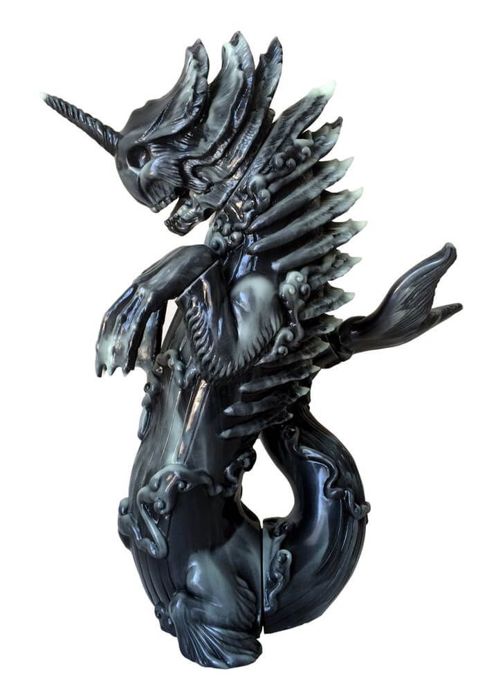 Bake-Kujira- ECTOPLASM x TOY ARt Gallery By Candie Bolton Sofubi Kaiju side 2