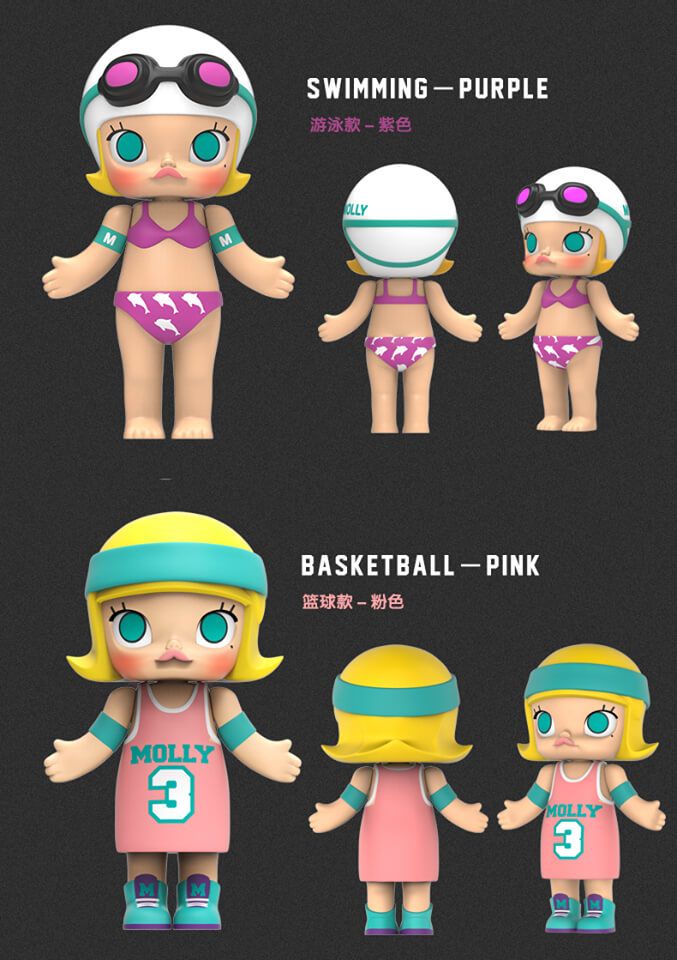 Kennyswork Molly Sport Series By Kenny Wong x POP MART - The Kennyswork Molly Sport Series By Kenny Wong x POP MART - The