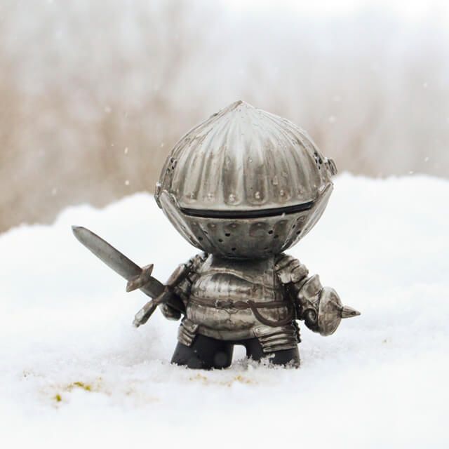 Mini Siegmeyer Dark Souls figure by Fiona Ng