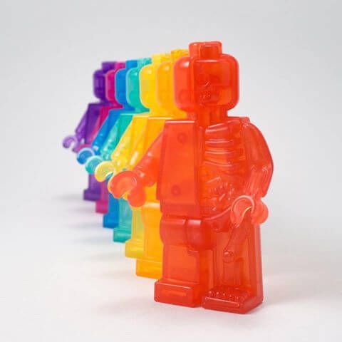 Rainbow Micro Anatomic By Jason Freeny x Mighty Jaxx STGCC 2016