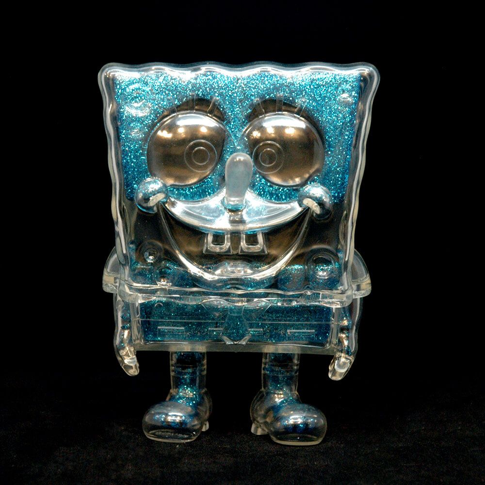 SPONGEBOB DX BLUE GLITTER BY SECRET BASE X TOY ART GALLERY