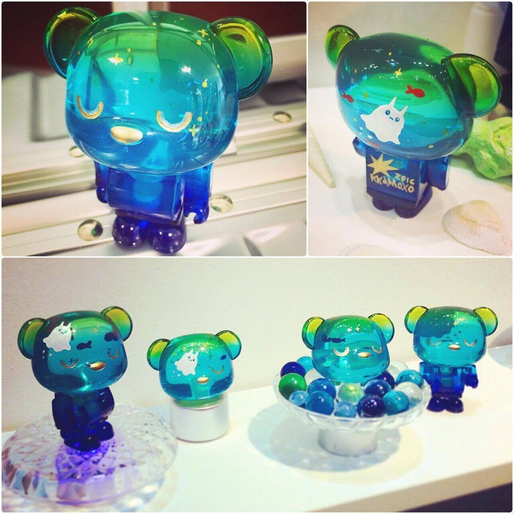 This is Aqua KuuaGom collaboration clear resin 100 usd