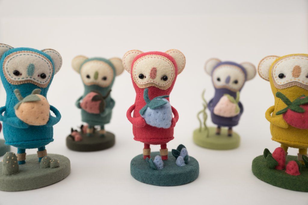 Woot Berries By Melissa Sue Stanley x Woot Bear plush 2016