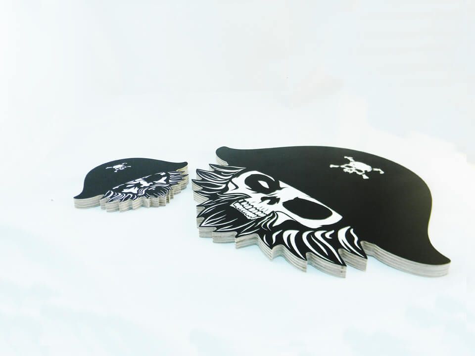 Zombie Captain Sturnbrau By Jon Paul Kaiser x Martian Toys prints on wood down
