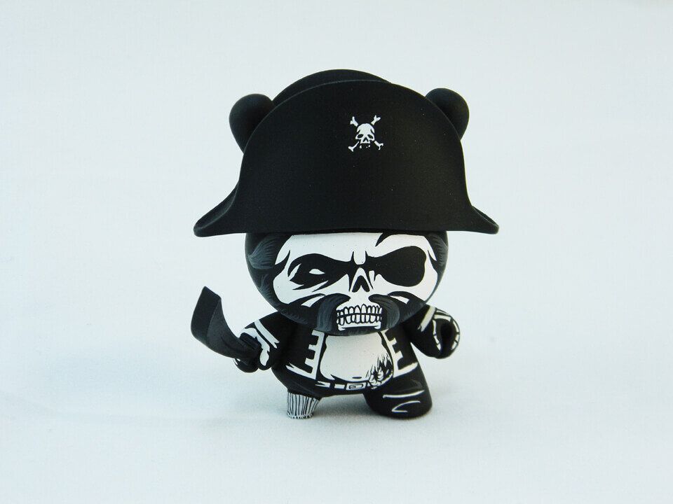 Zombie Captain Sturnbrau By Jon Paul Kaiser x Martian Toys single kidrobot dunny